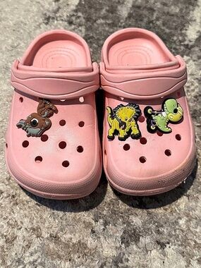 Kids Pink Charm Sandals